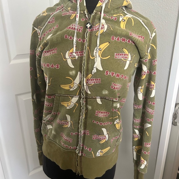 Harajuku lovers - Vintage lamb Gwen stefani bananas hoodie S - Picture 2 of 6